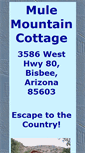 Mobile Screenshot of mulemtcottage.com